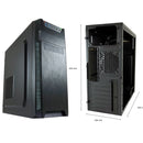 Budget Office PC Set - Ryzen 3 - 500 GB NVME SSD - 16 GB RAM - Radeon Vega 8 (24 -Zoll -Monitor | Maus | Tastatur) + WiFi & Bluetooth