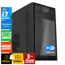 Intel Complete PC | Intel Core i7 | 64 GB DDR4 | 2 TB SSD | Windows 11 Pro + WiFi & Bluetooth