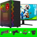 Screenon - Gaming -Set - K1 - Intel Core i3 - 240 GB M.2 SSD - UHD Graphics 630 - (GamePC + 24 -Zoll -Monitor + Tastatur + Maus)