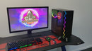 Screenon - Gaming -Set - K4 - Ryzen 3 - 240 GB SSD - AMD Radeon RX Vega 8 - (GamePC + 27 Zoll Monitor + Tastatur + Maus) + WiFi & Bluetooth