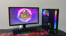 Screenon - Gaming -Set - P4 (GamePC + 27 Zoll Monitor + Tastatur + Maus) + WiFi & Bluetooth