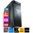 Budget Office PC - Ryzen 3 - 500 GB NVME SSD - 16 GB RAM - Radeon Vega 8 - einschließlich WiFi & Bluetooth