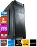 Budget Office PC - Ryzen 5 - 1 TB NVME SSD - 16 GB RAM - Radeon Vega 7 - Windows 11 Pro + WiFi & Bluetooth