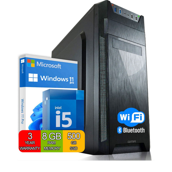 Intel Complete PC | Intel Core i5 | 8 GB RAM | 500 GB SSD | Windows 11 Pro