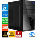 Intel Complete PC | Intel Core i7 | 16 GB DDR4 | 1 TB SSD - NVME | Windows 11 Pro + WiFi & Bluetooth