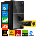 Intel Complete PC + Maus und Tastatur | Intel Core i5 | 16 GB DDR4 | 500 GB SSD - NVME | RTX 3050 | Windows 11 Pro + WiFi & Bluetooth