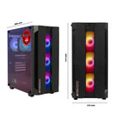 Screenon - Game Computer / Gaming PC - Ryzen 5 - 500 GB M.2 SSD - 16 GB RAM - Radeon RX 550 - Game PC TX87412 - Windows 11