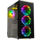 Screenon - Minecraft Gaming PC Schwarz - Ryzen 3 - RX 550 - 16 GB RAM - 500 GB SSD - Windows 11 Pro + WiFi & Bluetooth!