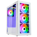 Screenon - Minecraft Gaming PC White - Ryzen 3 - RX 550 - 16 GB RAM - 500 GB SSD - Windows 11 Pro + WiFi & Bluetooth!