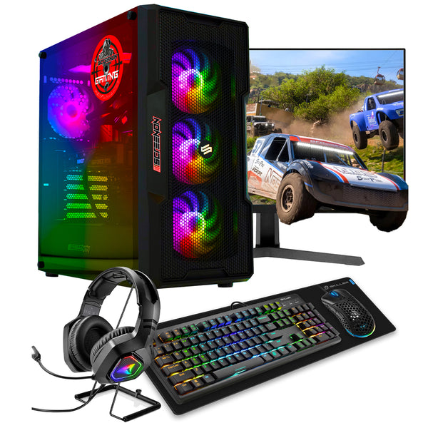 Screenon - Gaming -Set - x52184 - V2 (Gamepc.x52184 + 27 Zoll Monitor + Tastatur + Maus)