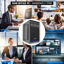Intel Complete PC + 24 "Monitor + Maus und Tastatur | Intel Core i5 | 16 GB DDR4 | 500 GB SSD | RTX 3050 | Windows 11 Pro + WiFi & Bluetooth