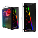 Screenon - Gaming -Set - V2 - Ryzen 3 - 1TB HDD - Radeon Vega 8 - (Gamepc.v115132 + 27 Zoll Monitor + Tastatur + Maus)