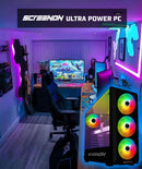 Screenon - Game Computer / Gaming PC - Ryzen 5 - 1 TB M.2 SSD - 16 GB RAM - RX 580 - Game PC TX89423 - Windows 11