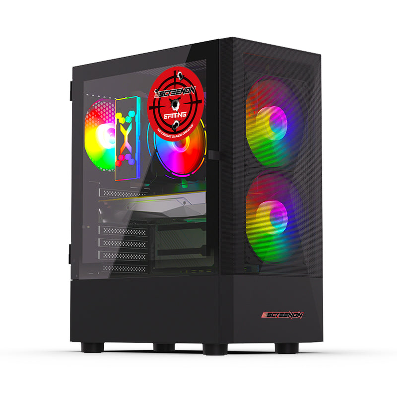 Screenon - Ryzen 7 3700X - Hoch -End -RGB -Spielcomputer / Gaming -PC - GTX 1660 6 GB - 16 GB RAM - 512 GB SSD (M2.0) - WiFi