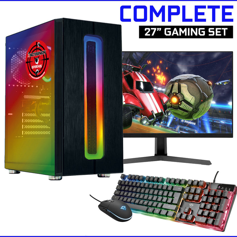 Screenon - Gaming -Set - x105128 - V2 (Gamepc.x105128 + 27 Zoll Monitor + Tastatur + Maus)