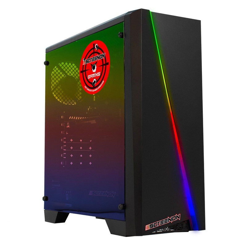 ScreenON - Allround Game PC - Ryzen 5 - 16GB DDR4 - 480GB SSD - GTX 1660 - WiFi (Geschikt voor Fortnite!) - ScreenOn