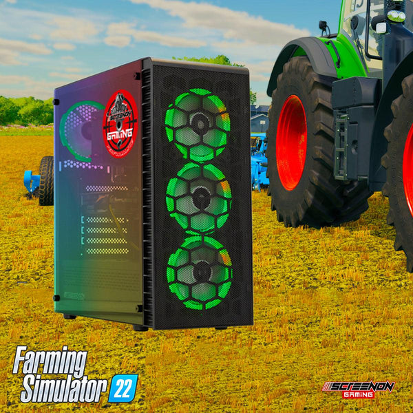 ScreenON - Farming Simulator 22 - GamePC.V2FS22 - Ryzen 7 5800X - 1TB M.2 NVMe SSD - RTX 3070 - WiFi - ScreenOn