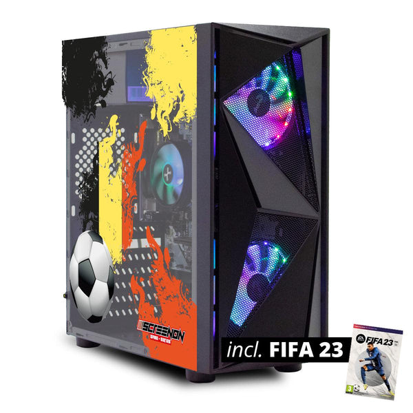ScreenON - FIFA 23 Gaming PC + gratis FIFA 23 game cadeau - België edition - GamePC.FF23-V11051 - Ryzen 5 - 512GB M.2 SSD - GTX 1650 - WiFi + Game controller - ScreenOn