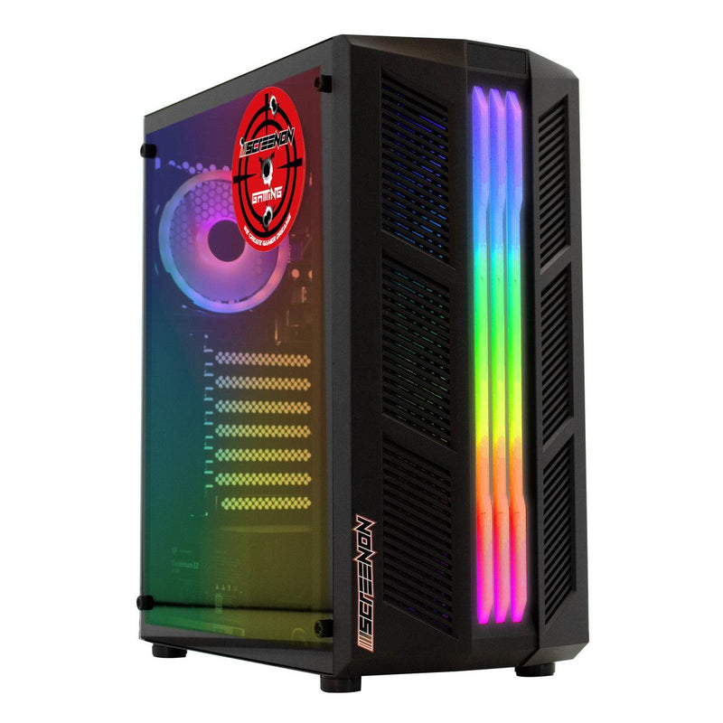 ScreenON - Game Computer / Gaming PC - Ryzen 5 - 1TB M.2 SSD - 16GB RAM - RTX 3050 - Game PC TX89412 - Windows 11 - ScreenOn