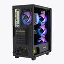 ScreenON - Racing Gaming Set + Ferrari Flag - F5225027 - (GamePC.F12050 + 27 Inch Monitor + Toetsenbord + Muis + Controller + Gratis Ferrari Flag) - ScreenOn