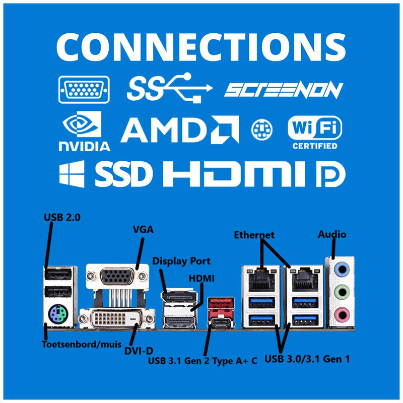 ScreenON - Works - Ryzen 3 - 240GB M.2 - OfficePC.Z10141 - WiFi - ScreenOn