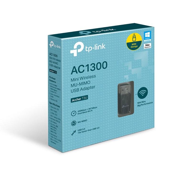 TP-Link - Archer T3U AC1300 - Mini Wifi USB Adapter - ScreenOn